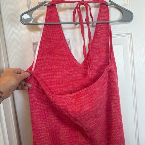 Wild Fable Red Halter Sweater Dress - Picture 6 of 8